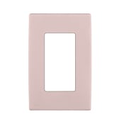 REWP1-FP Renu Screwless Wall Plate, 1 Gangs, Polymer, Fresh Pink Lemonade