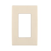 REWP1-GC Renu Screwless Wall Plate, 1 Gangs, Polymer, Gold Coast White