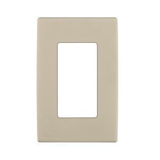 REWP1-NS Renu Screwless Wall Plate, 1 Gangs, 3 in W x 4-1/2 in H, Engineering Grade Polymer, Navajo Sand