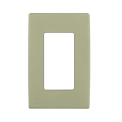 REWP1-PS Renu Screwless Wall Plate, 1 Gangs, Polymer, Prairie Sage