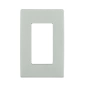 REWP1-SE Renu Screwless Wall Plate, 1 Gangs, Polymer, Sea Spray