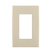 REWP1-WG Renu Screwless Wall Plate/Face Plate, 1 Gangs, 3 in W x 4-1/2 in H, Engineering Grade Polymer, Whispering Wheat