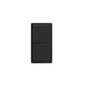 RK634-OB Renu Snap-On Color Change Kit, For Use With RE634 Combination Switch, Wallplate Mount, Onyx Black