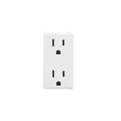 RKR15-WW Renu Snap-On Color Change Kit, For Use With Renu RER15 15 A Tamper-Resistant Outlet, White on White