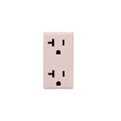 RKR20-FP Renu Snap-On Color Change Kit, For Use With RER20 20 A Tamper Resistant Outlet, Fresh Pink Lemonade