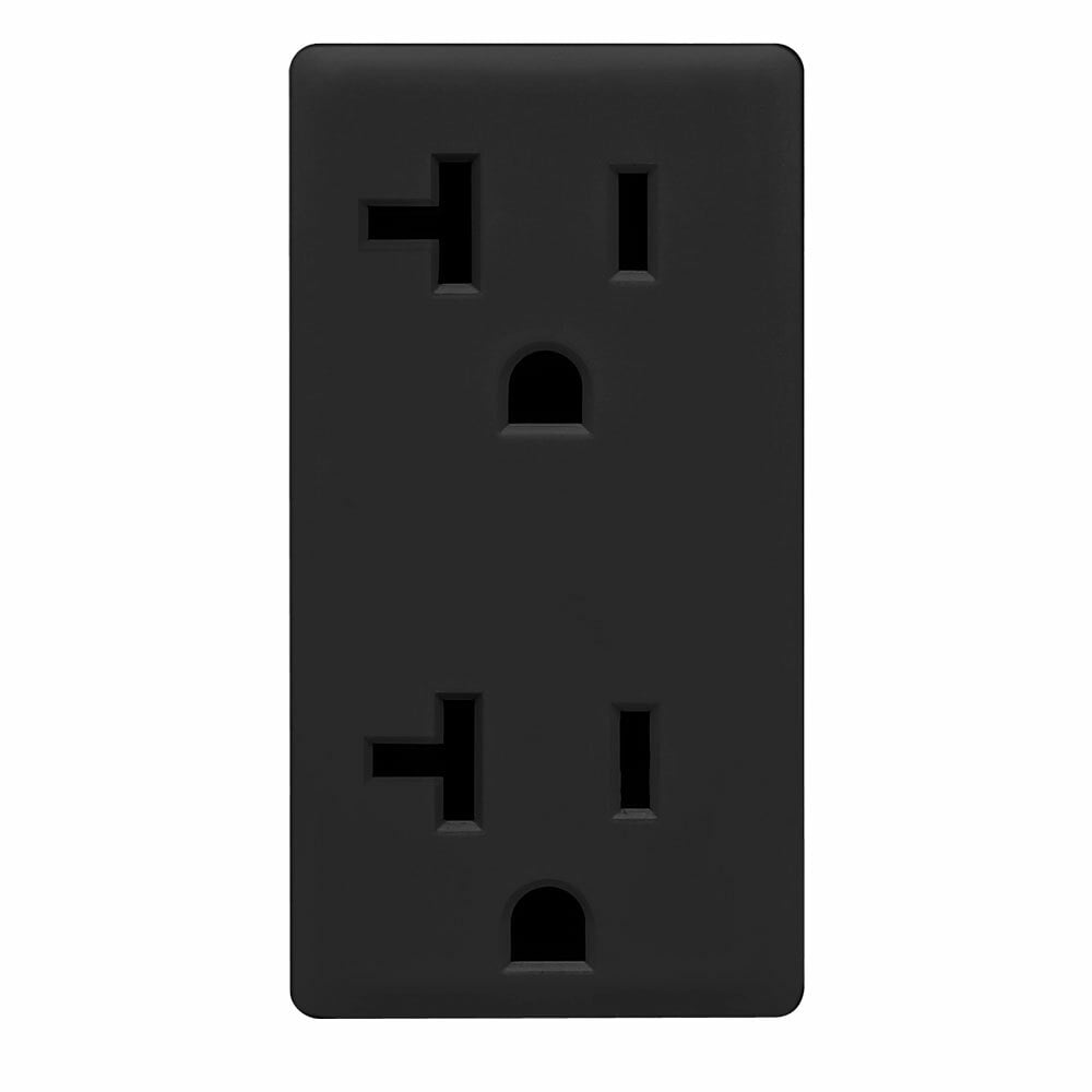 RKR20-OB Dimmer Color Change Kit, For Use With Renu 20 A Tamper Resistant Outlets, Onyx Black