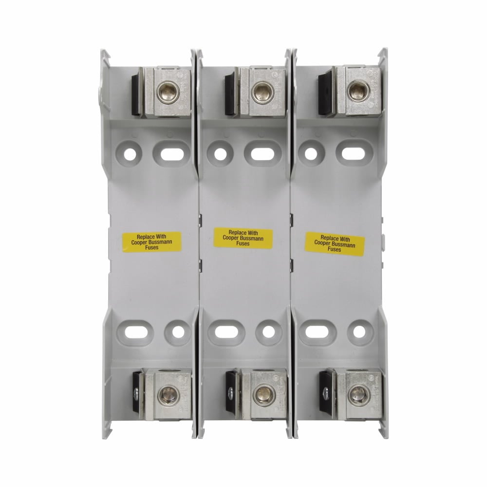 Eaton Bussmann Series RM modular fuse block, Modular fuse block, CR, 110-200 A, Three-pole, Class R, Knife blade end x knife blade end, 600 V