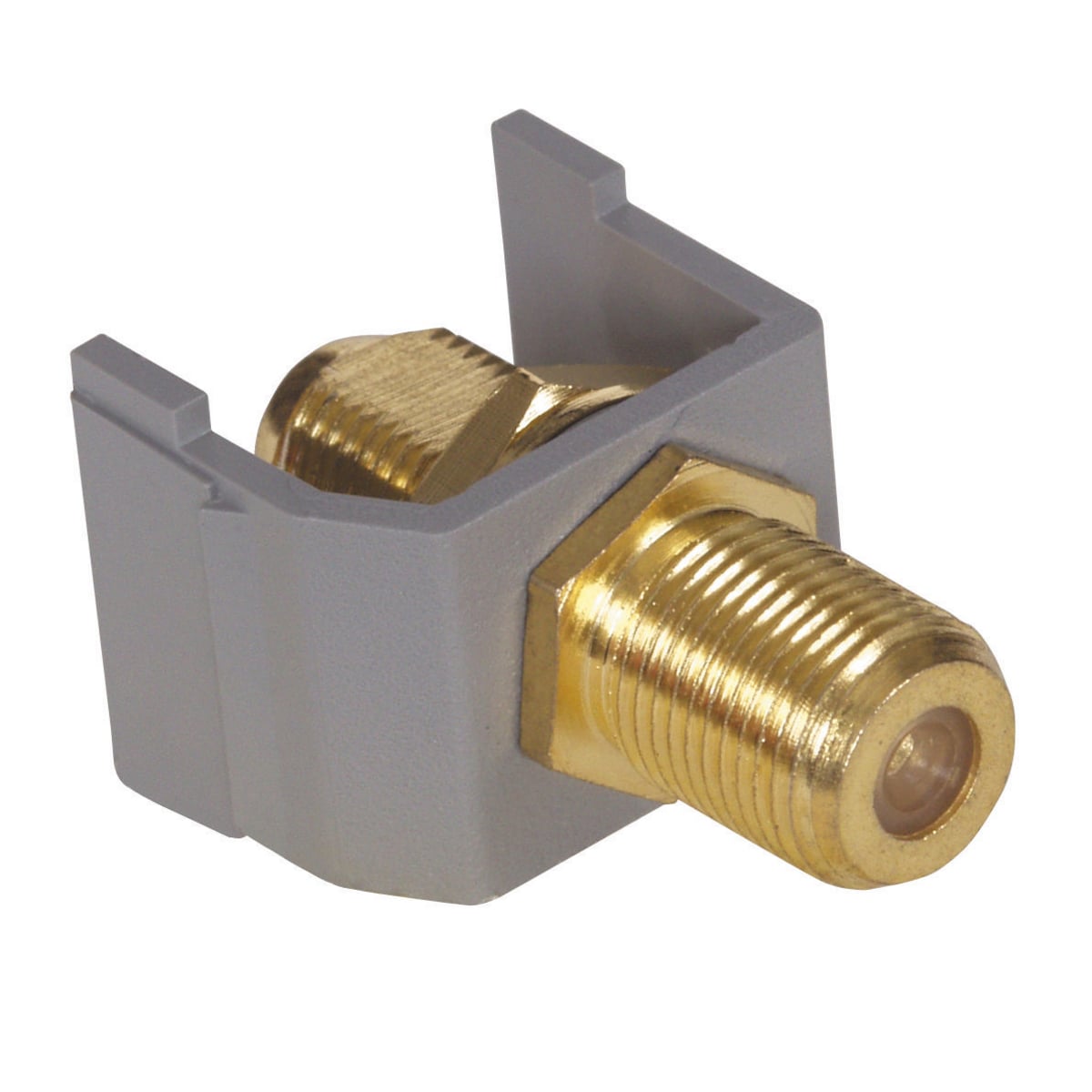 SFF3GGY Pass-Through Standard F-Connector, Female Connector, Coaxial Cable