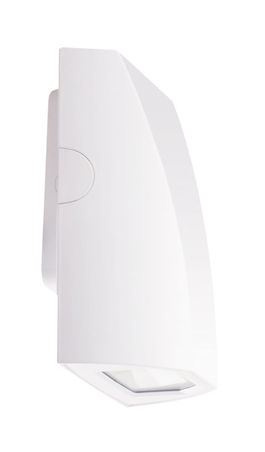 SLIM26W Wallpack,) LED Lamp, 29 W Fixture, 120/208/240/277 V AC, White Housing