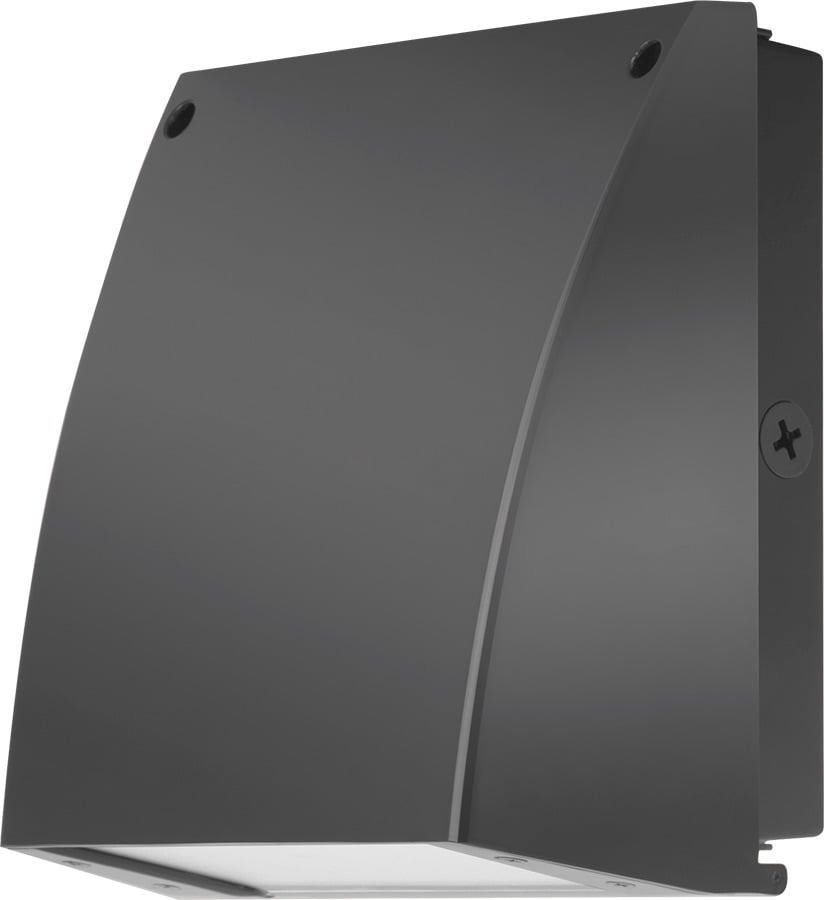 SLIM37 Cutoff Standard Wallpack,) LED Lamp, 37 W Fixture, 120/208/240/277 VAC, Bronze Housing