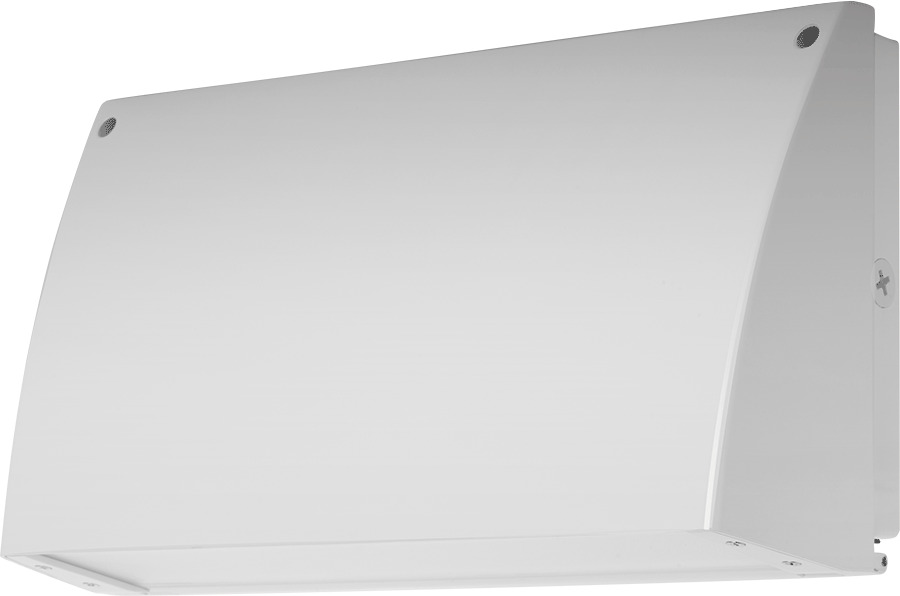 SLIM62YW Standard Cutoff Wallpack,) LED Lamp, 63 W Fixture, 120/208/240/277 VAC, White Housing