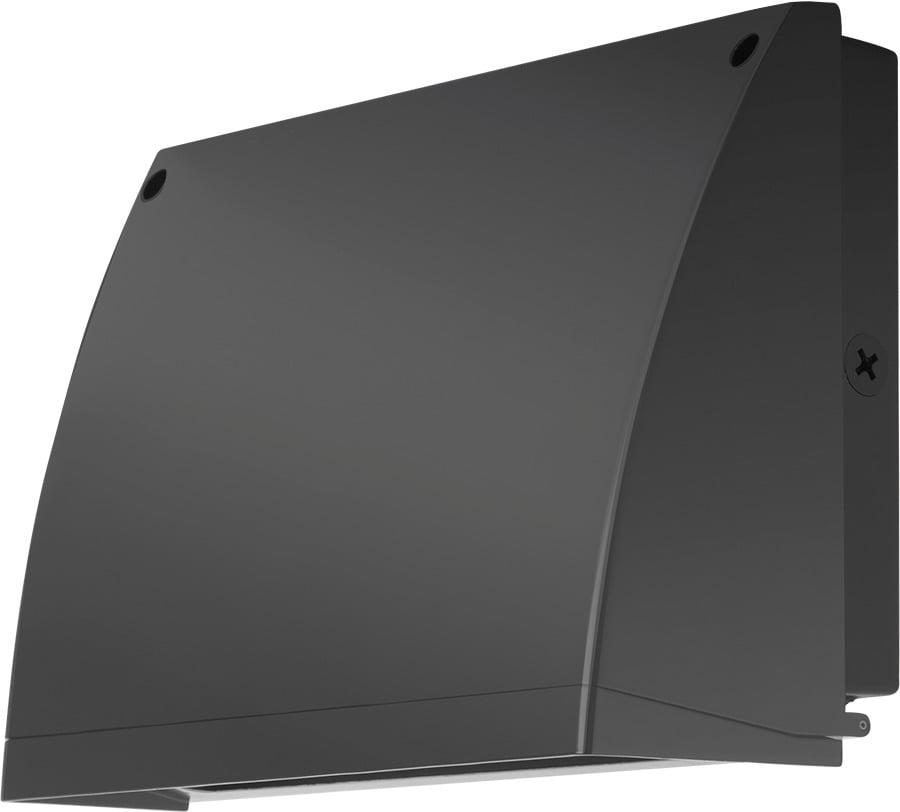 SLIMFC57N 0 deg Full Cutoff Wallpack,) LED Lamp, 48 W Fixture, 120/208/240/277 VAC, Bronze Housing