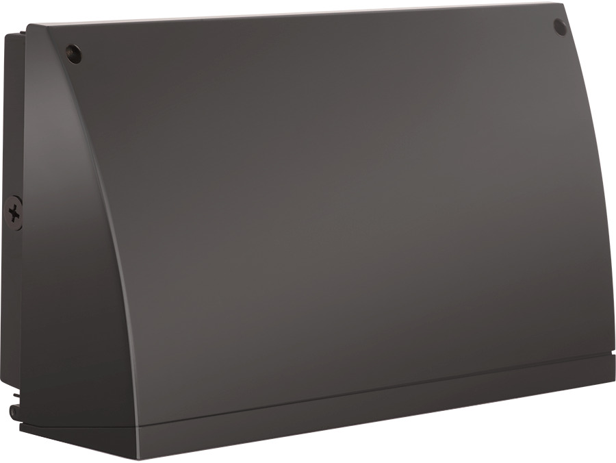 SLIMFC62/PC Full Cutoff Wallpack With 120 VAC Button Photocell,) LED Lamp, 61 W Fixture, 120 VAC, Bronze Housing