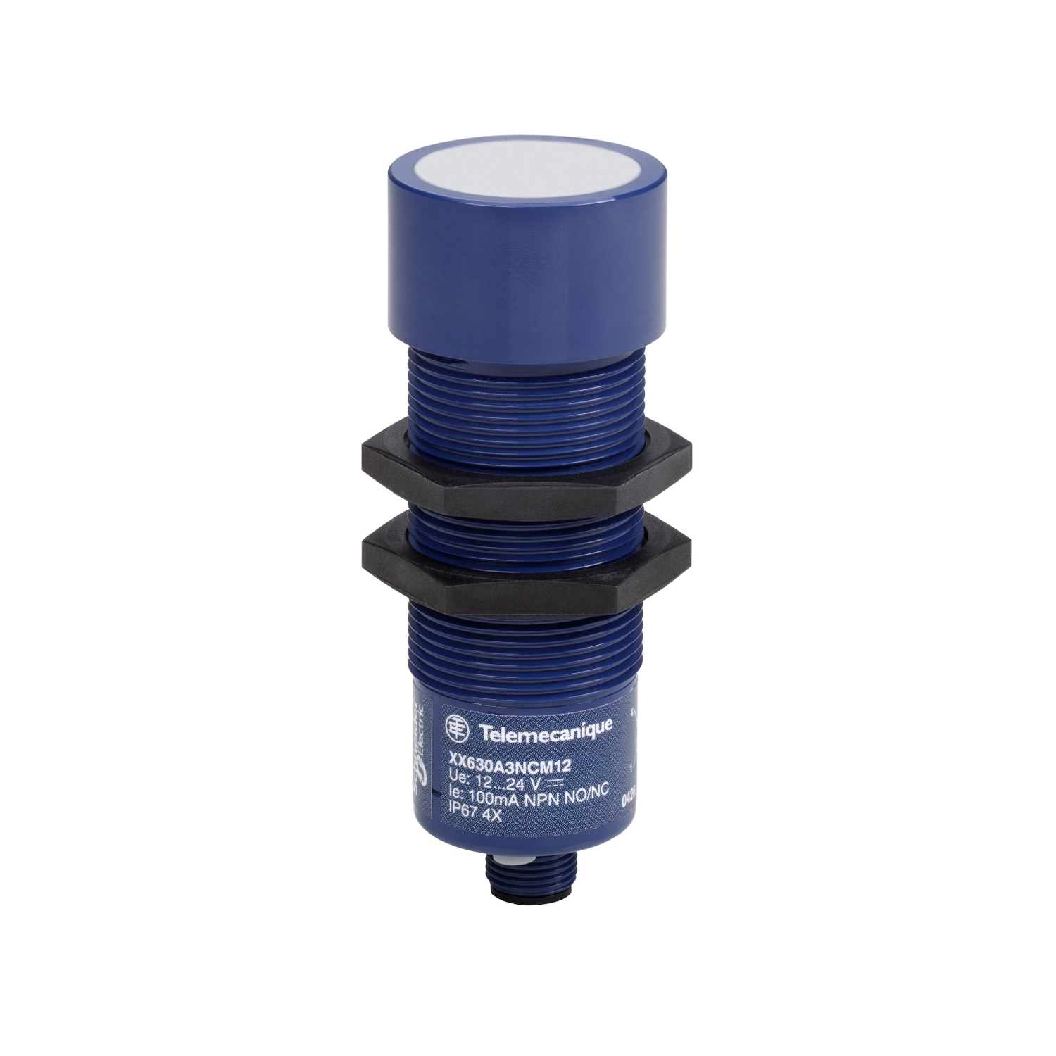 Hyde Park, ultrasonic sensor cylindrical M30, dual level Sn1m, NO, 12...24 VDC, M12