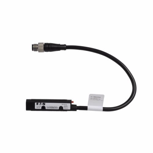 13104AS3019 Comet 3/4-Wire Forward Viewing Photoelectric Sensor, Tubular Shape, 9 in, Red Laser Sensing Beam, 1/3.5 ms Response, NPN/PNP Open Collector Output