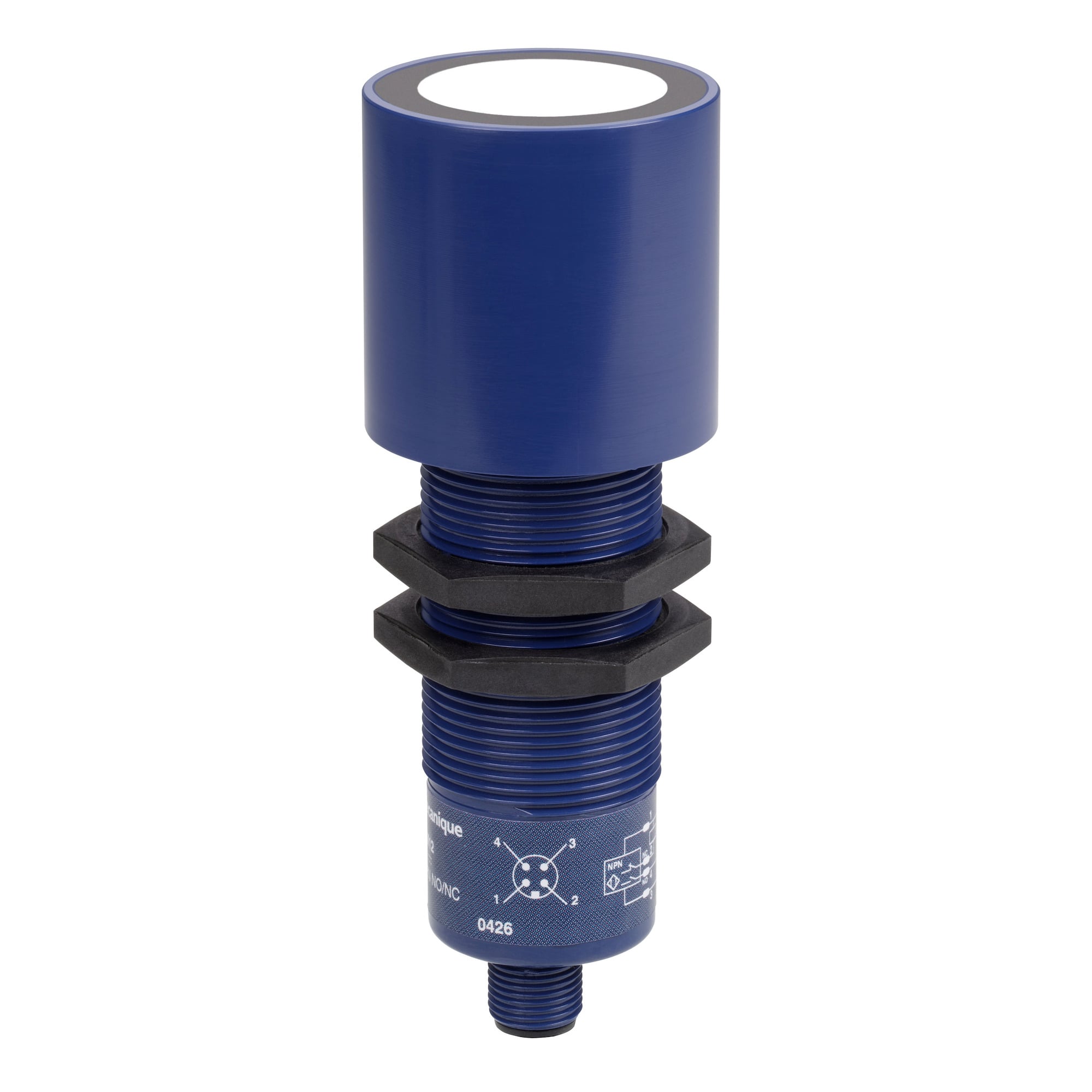 SM956A820400 Hyde Park DeviceNet Cylindrical Adjustable Proximity Sensor, Ultrasonic, Analog Output, 15 to 24 VDC