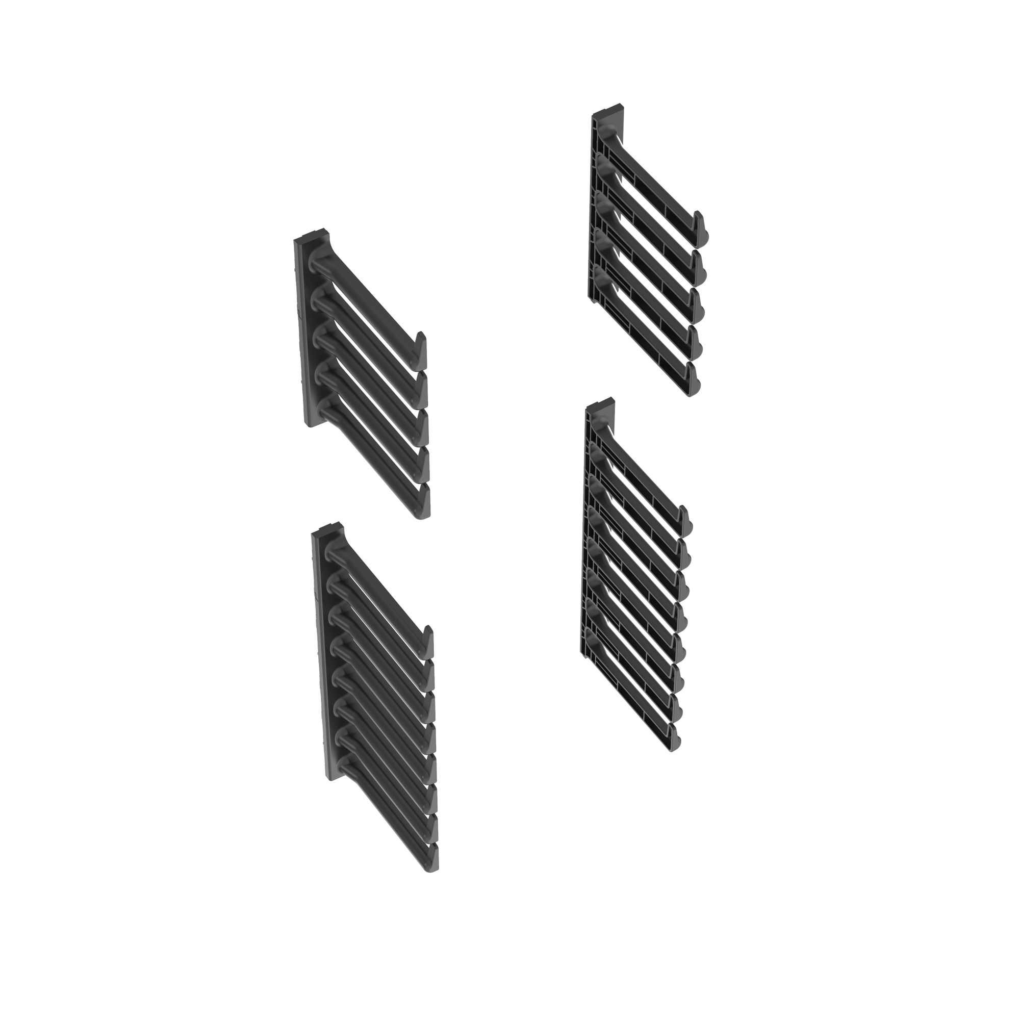 SN25F Net-Access Finger Kit, 8.86 in H x 6.78 in W x 6.78 in D, Aluminum, Black
