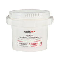 SUPPLY-069 RecyclePak Battery Recycling Pail, 1.25 gal Container, 25 lb Capacity