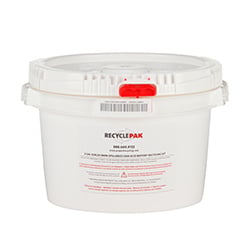 SUPPLY-150 RecyclePak Battery Recycling Pail, 2 gal Container, 35 lb Capacity