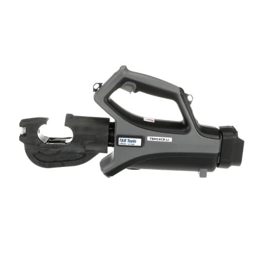 TBM14CR-LI Blackburn Open Kit Battery Powered Crimping Tool Kit, 8 AWG to 900 kcmil Copper, 10 AWG to 750 kcmil Aluminum Crimping, 14 ton Crimping, 18 V, Li-Ion Battery, 22 in OAL