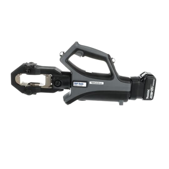 TBM15CR-LI Blackburn Closed Hydraulic Kit Battpac Battery Powered Compression Tool Kit, 8 AWG to 1500 kcmil Copper, 10 AWG to 1250 kcmil Aluminum Crimping, 15 ton Crimping, 18 V DC, Li-Ion Battery, 21-1/2 in OAL