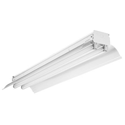TEJS 2 54T5HO MVOLT 1/4 GEB10PS General Purpose Industrial Tandem Bay Light, (2) T5HO Lamp, 120 to 277 VAC, High Gloss Baked White Enamel Housing