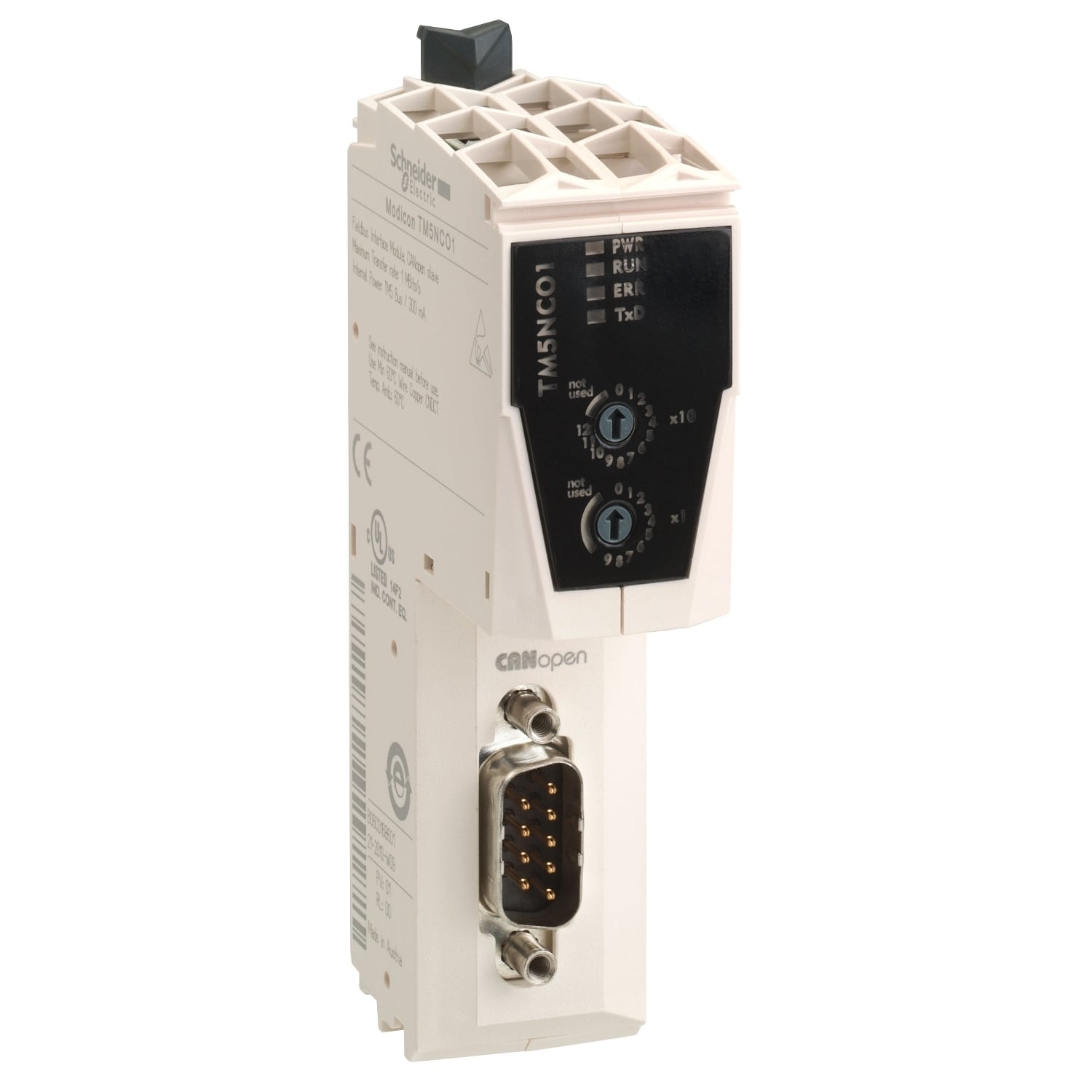 TM5NCO1 CANopen Fieldbus Communication Interface Module, 300 mA