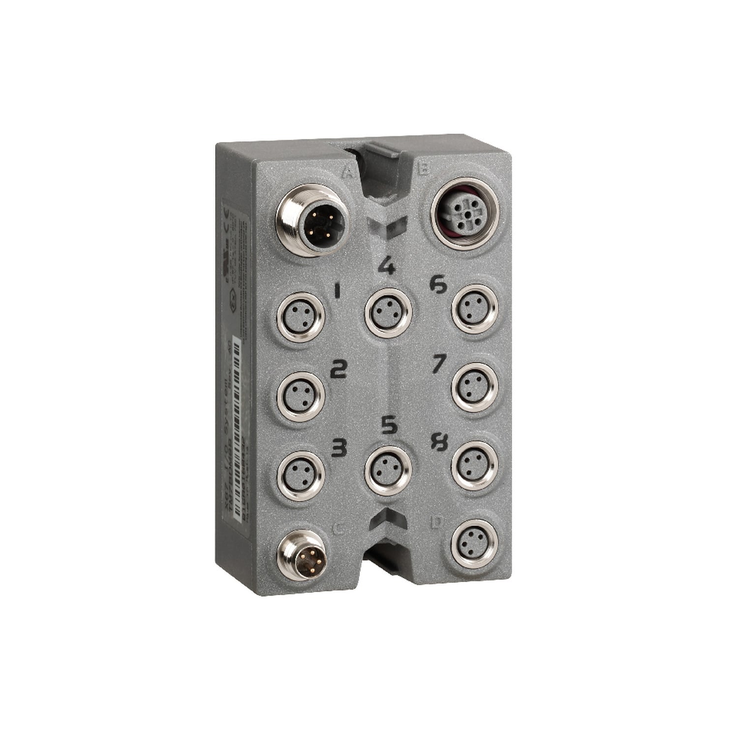 TM7BDI8B Modicon Discrete I/O Expansion Block, 24 V DC, 7 mA, 8 Inputs, 8 Outputs