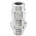 Cable Gland Connector; 1-1/4 Inch NPT, 1.300 - 1.620 Inch Jacket, 1.220 - 1.500 Inch Armor, Brass