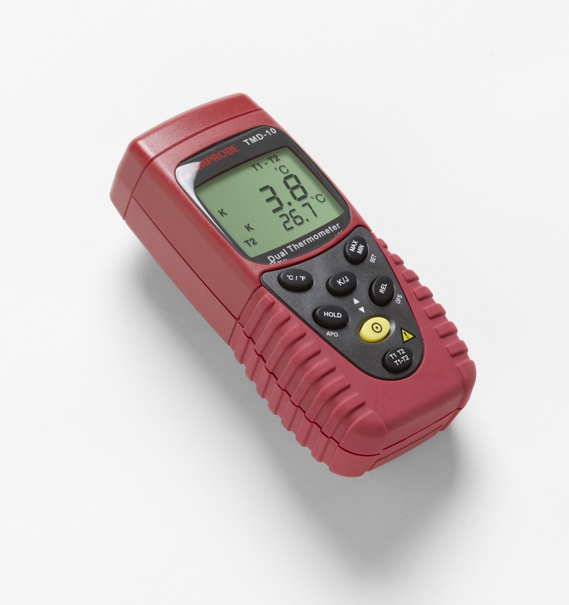 TMD-50 Digital Thermocouple Thermometer, K Thermocouple, 2 Inputs, -328 to 1999 deg F/-200 to 1372 deg C, +/-0.1% Accuracy, LCD Display