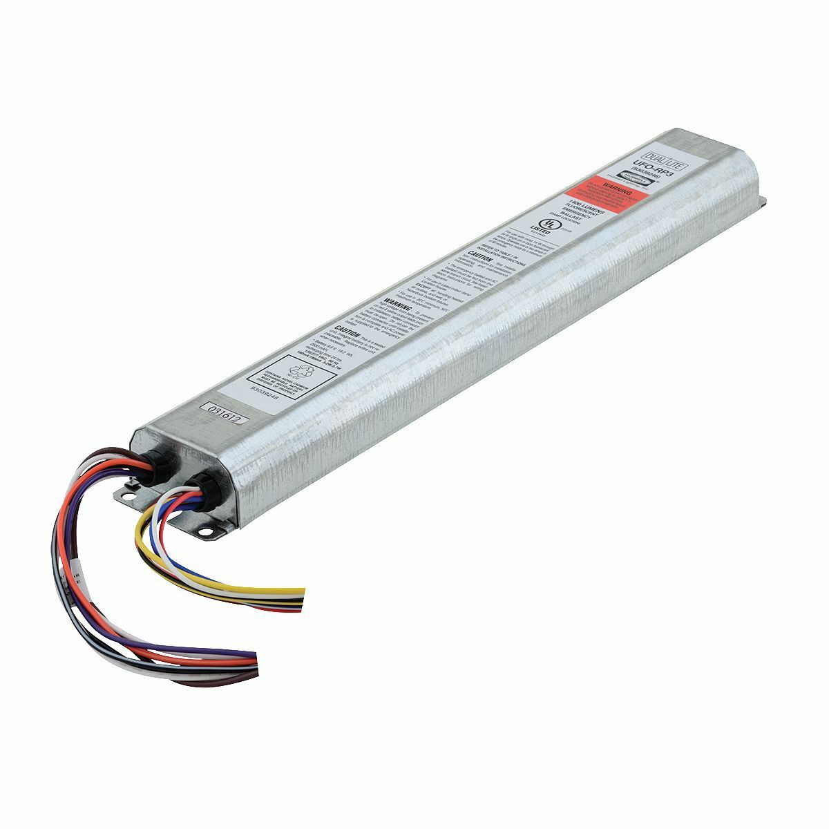 UFO-RP3 Reduced Profile Emergency Battery Pack, Nickel-Cadmium, 120/277 V AC Nominal, 3.7 W Nominal