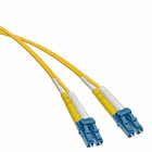 Fiber Optic Cable Assembly, UPC Polish Singlemode, Duplex Cable, LC to LC Connectors, 2 Meter Length