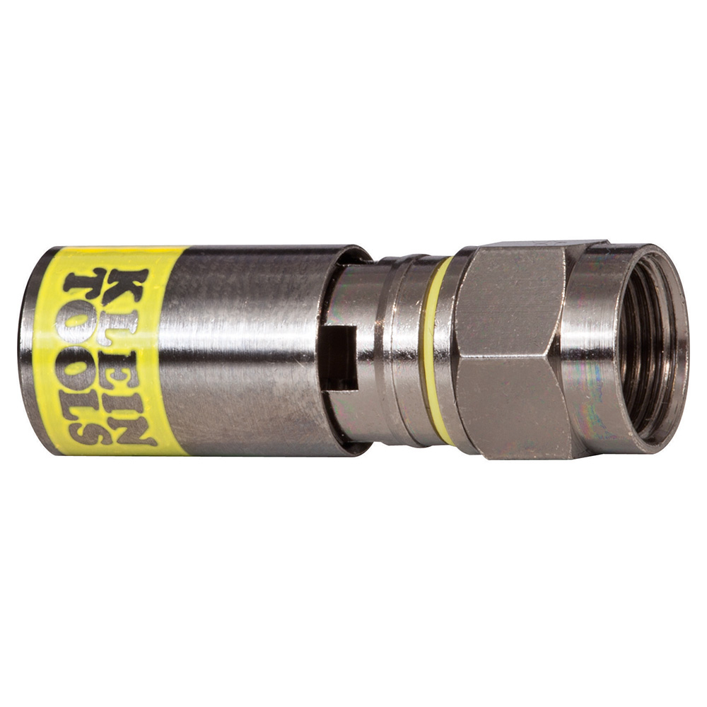 VDV812-606 Universal Coaxial Compression Connector, F-Connector Connection, RG6/R6Q Multi-Shield and Plenum Cable