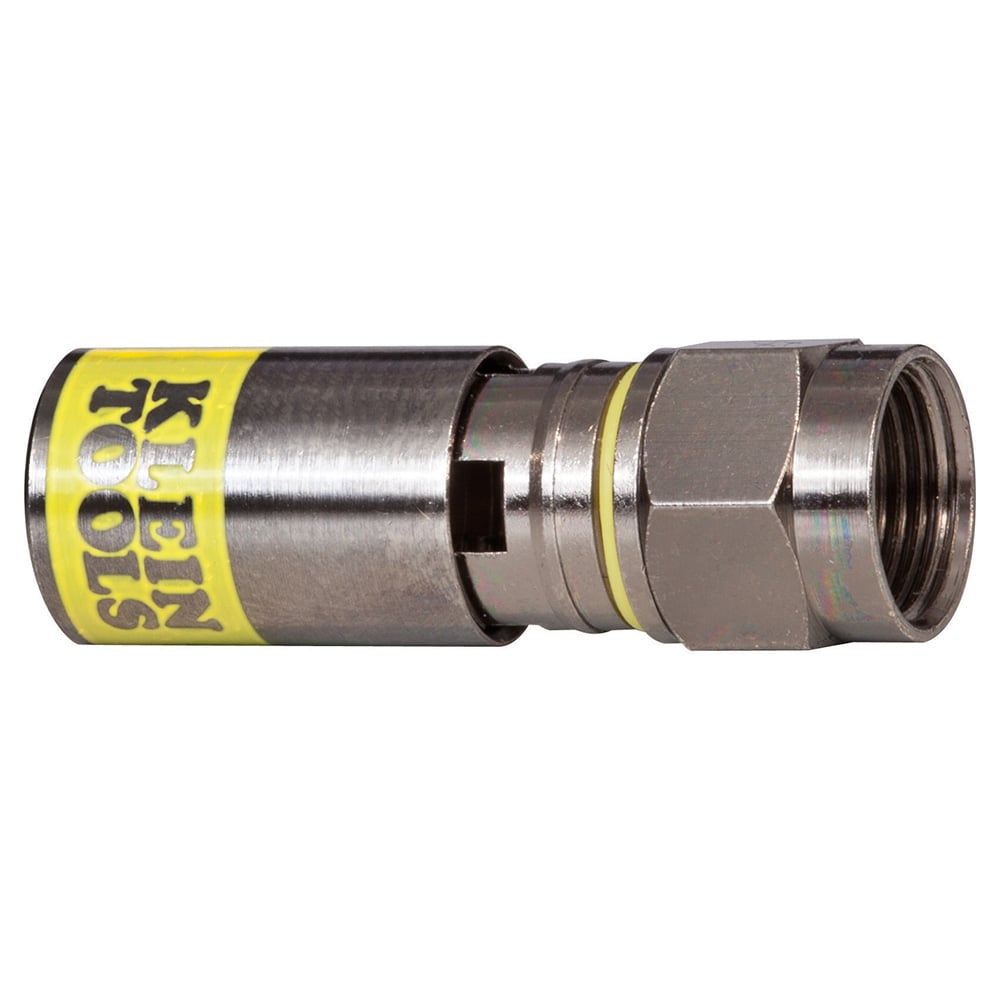 VDV812-612 Universal Coaxial Compression Connector, F-Connector Connection, RG6/R6Q Multi-Shield and Plenum Cable