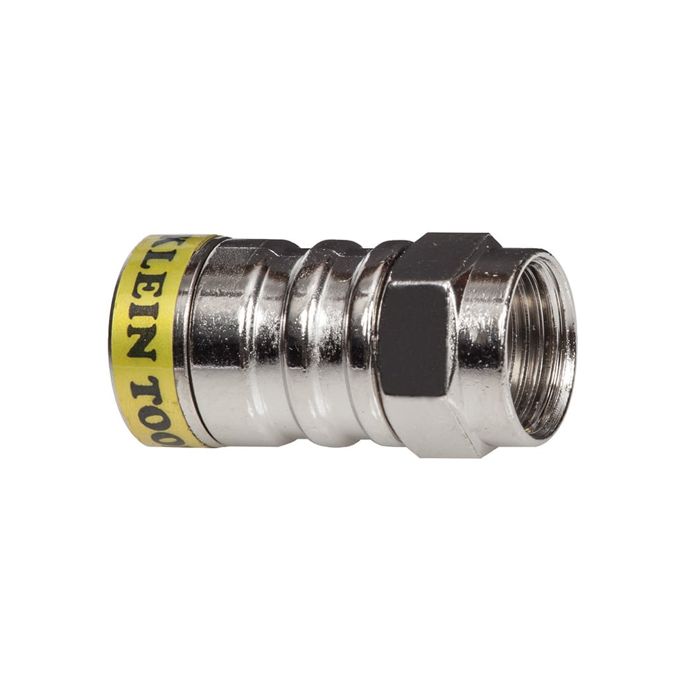 VDV812-627 Push-On Coaxial Compression Connector, F-Connector Connection, RG6/R6Q Multi-Shield and Plenum Cable