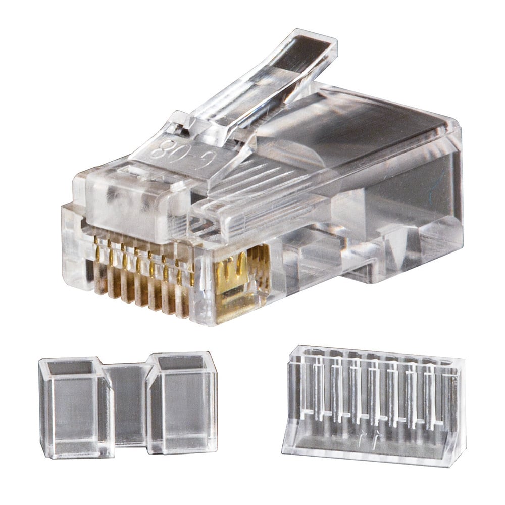 VDV826-603 8-Position Modular Data Plug, Solid/Stranded Conductor