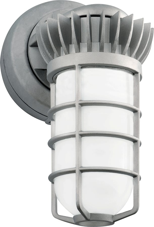 VXBRLED26DG Outdoor Vaporproof Light Fixture, 27 W Fixture, 120/208/240/277 V AC, Natural Housing