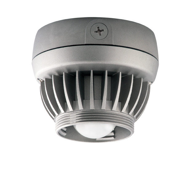 VXLED13 High Performance Outdoor Vaporproof Light Fixture, 15 W Fixture, 120/208/240/277 V AC, Natural Housing