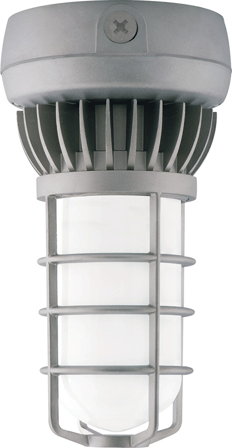 VXLED26NDG Outdoor Vaporproof Light Fixture, 26 W Fixture, 120/208/240/277 V AC, Bronze Housing