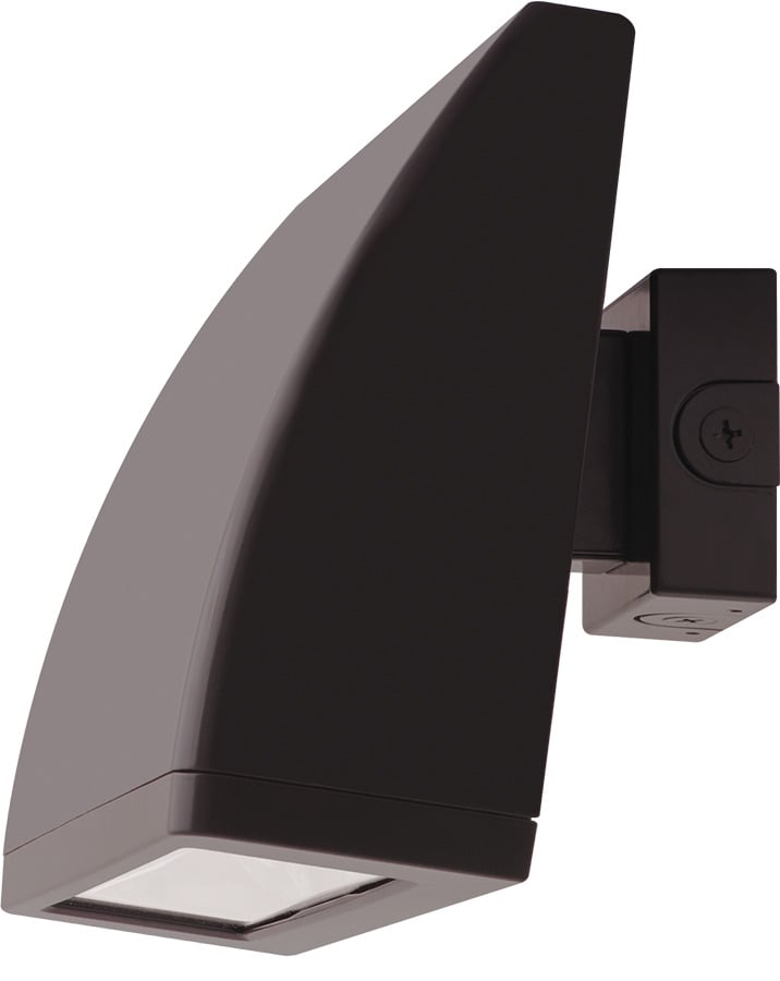 WPLED104 Standard Wallpack,) LED Lamp, 113 W Fixture, 120/208/240/277 VAC, Bronze Housing