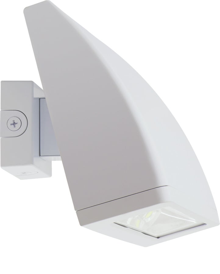 WPLED104W/480 15 deg Standard Wallpack, (4) LED Lamp, 113 W Fixture, 480 VAC, White Housing