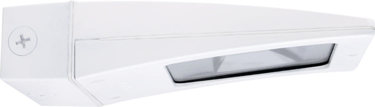 WPLED13NW Wallpack,) LED Lamp, 15 W Fixture, 100 to 277 VAC, White Housing
