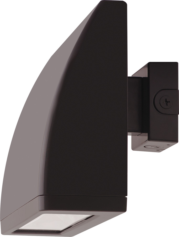 WPLEDFC104N/PCS2 0 deg Full Cutoff Wallpack With 277 VAC Swivel Photocell, (4) LED Lamp, 105 W Fixture, 208/240/277 VAC, Bronze Housing