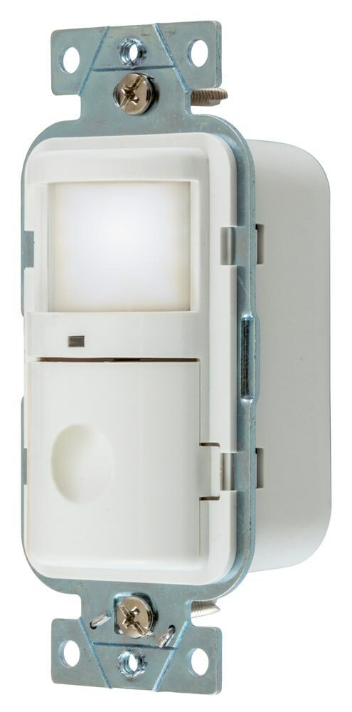 WS1000NW 1-Circuit Adjustable Occupancy Sensor Switch, 120 V AC, Passive Infrared Sensor, 1000 sq-ft Coverage