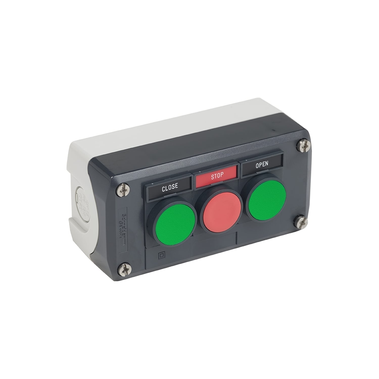 XALD351H29H7 Harmony Complete Pushbutton Control Station, 600 V AC, 6 A, 2NO-1NC Contact, 3 Operators, NEMA 4X/13/IP67/IP66/IP69K/IP69/IK03 NEMA Rating