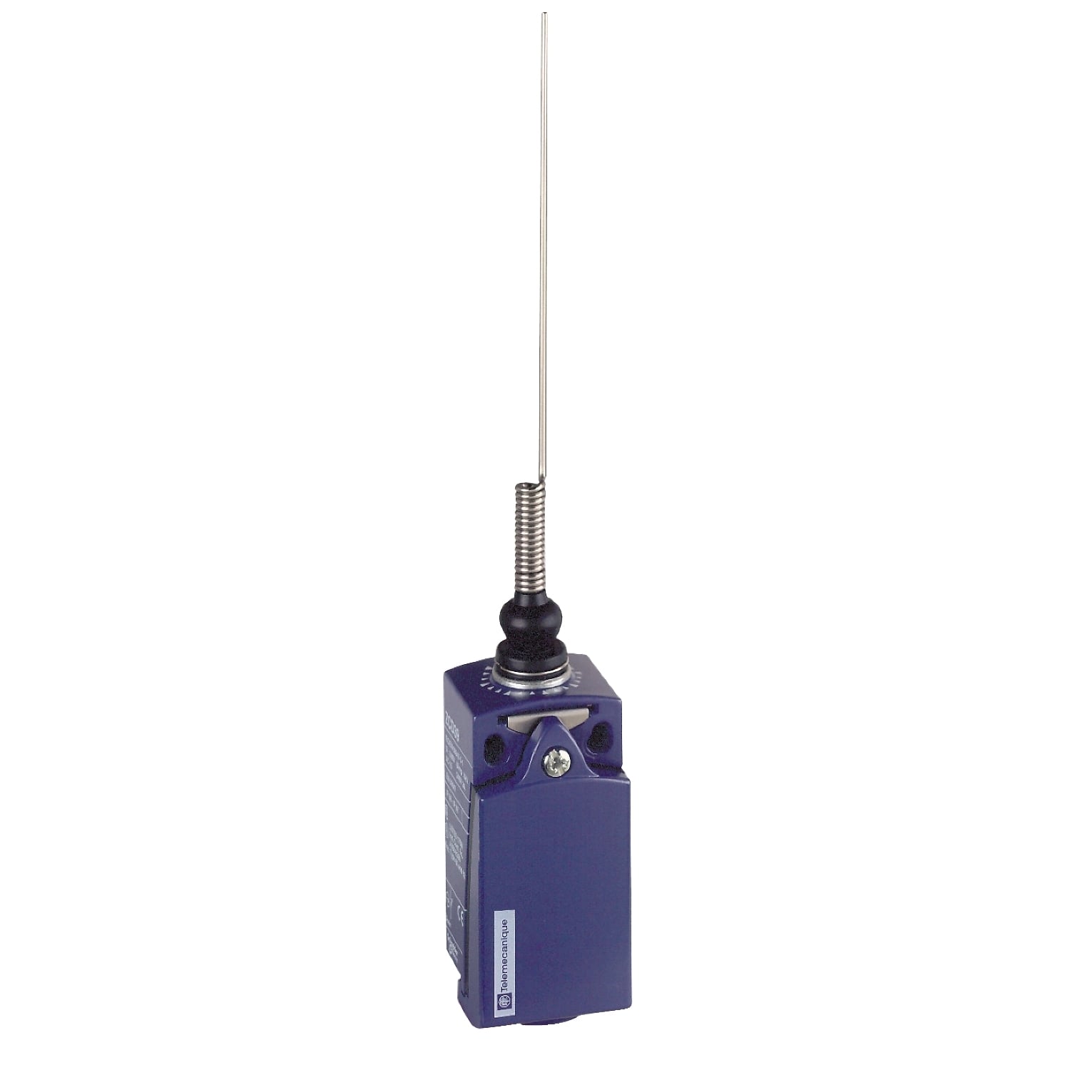 XCKD2106G11 OsiSense XC Standard Format Fixed Limit Switch, 240 V AC, 3 A, Cats Whisker Spring Return Actuator, 1NO-1NC Contact, 2 Poles
