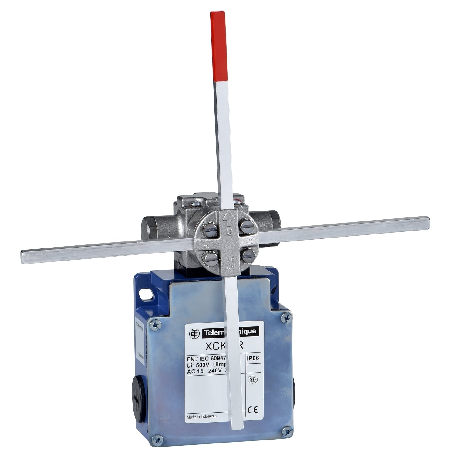 XCKMR44D1H29 OsiSense Fixed Limit Switch, Rod Lever Actuator, 2NO-2NC Contact, 4 Poles