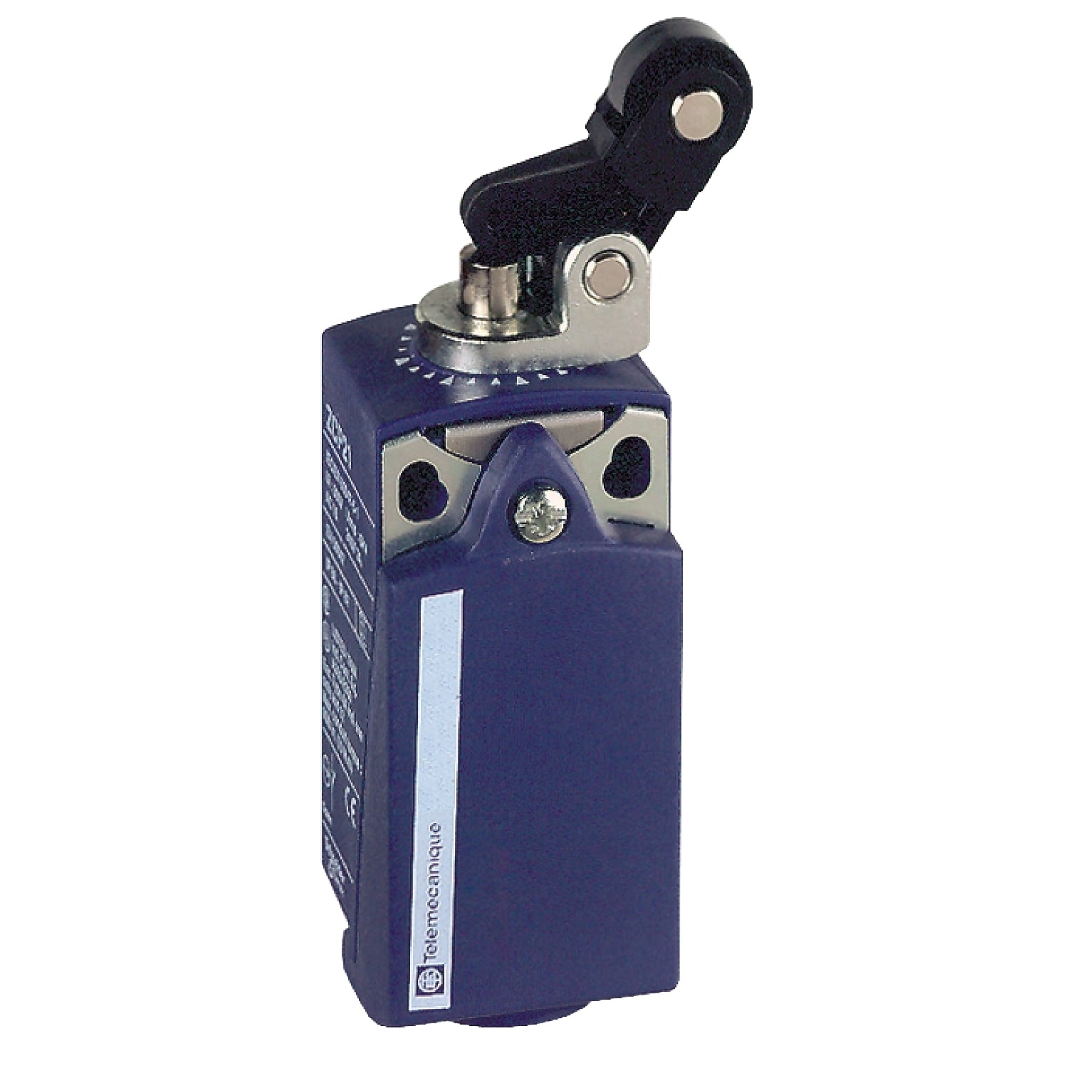 XCKP2127G11 OsiSense XC Compact Fixed Standard Format Limit Switch, 300/500 V, Roller Lever Plunger Actuator, 1NO-1NC Contact, 2 Poles