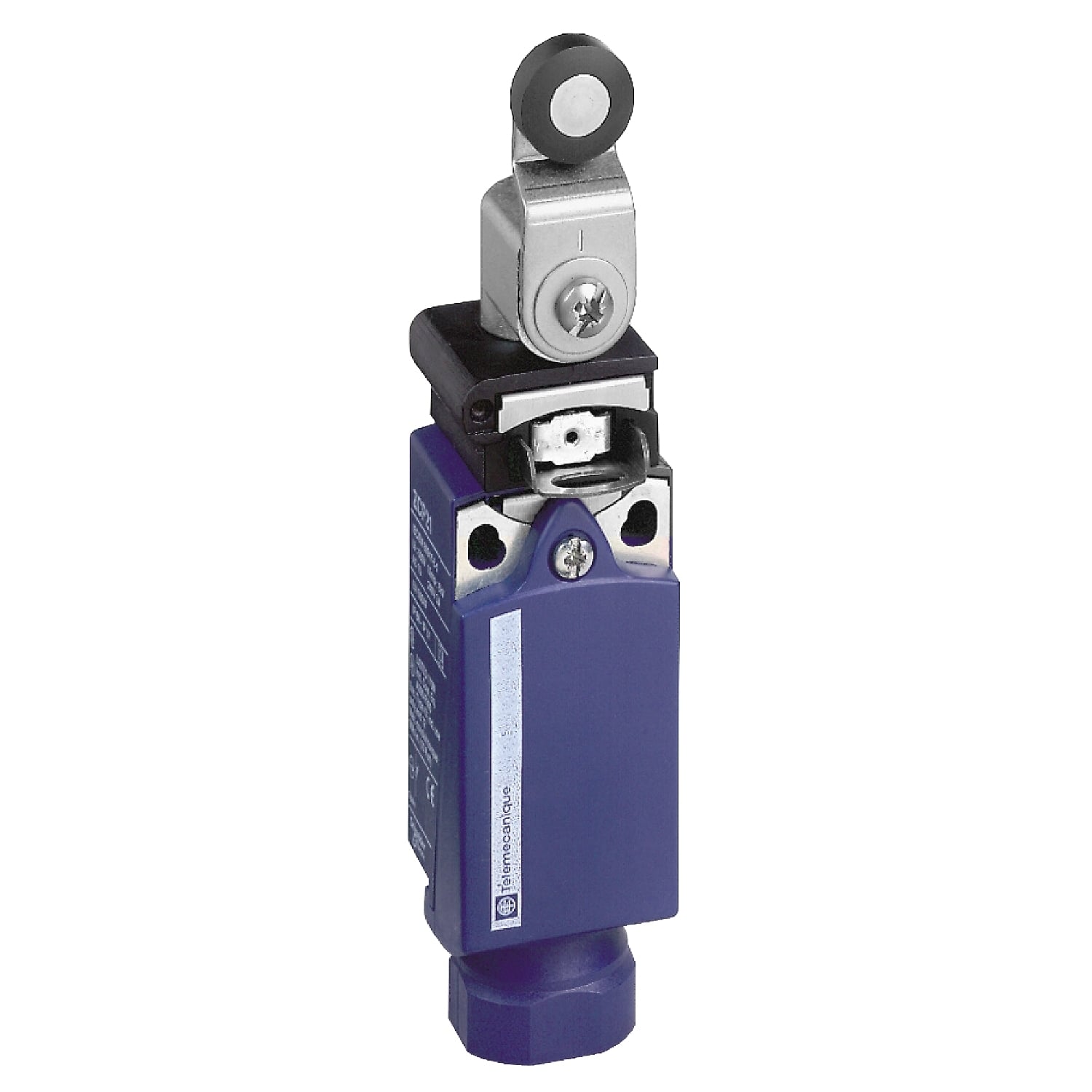 XCPR2118N12 OsiSense XC Standard Format Fixed Limit Switch, 300 V AC, 10 A, Spring Return Roller Lever Actuator, 1NO-1NC Contact, 2 Poles