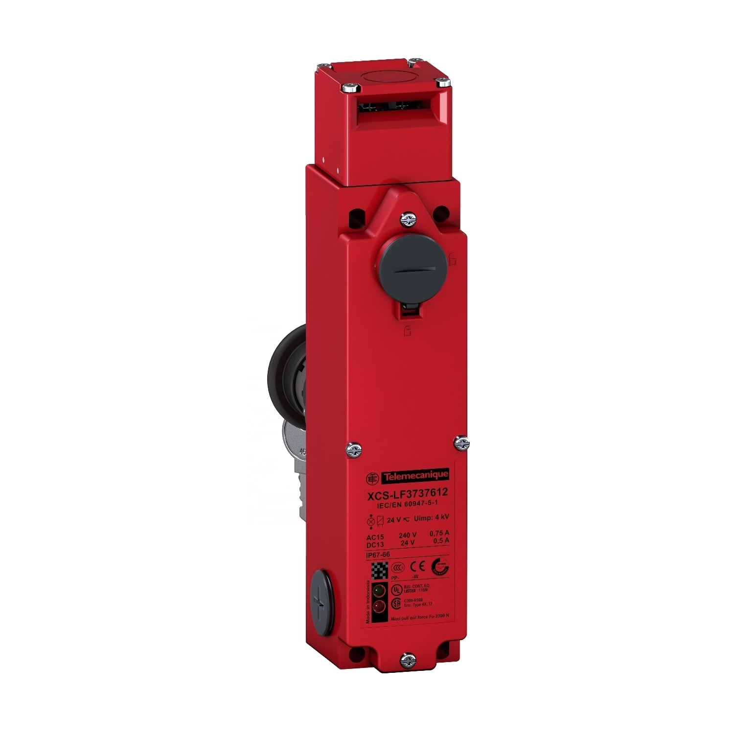 XCSL561B1 Preventa Turret Head Safety Interlock Switch, 300 V AC, 10 A, 50/60 Hz